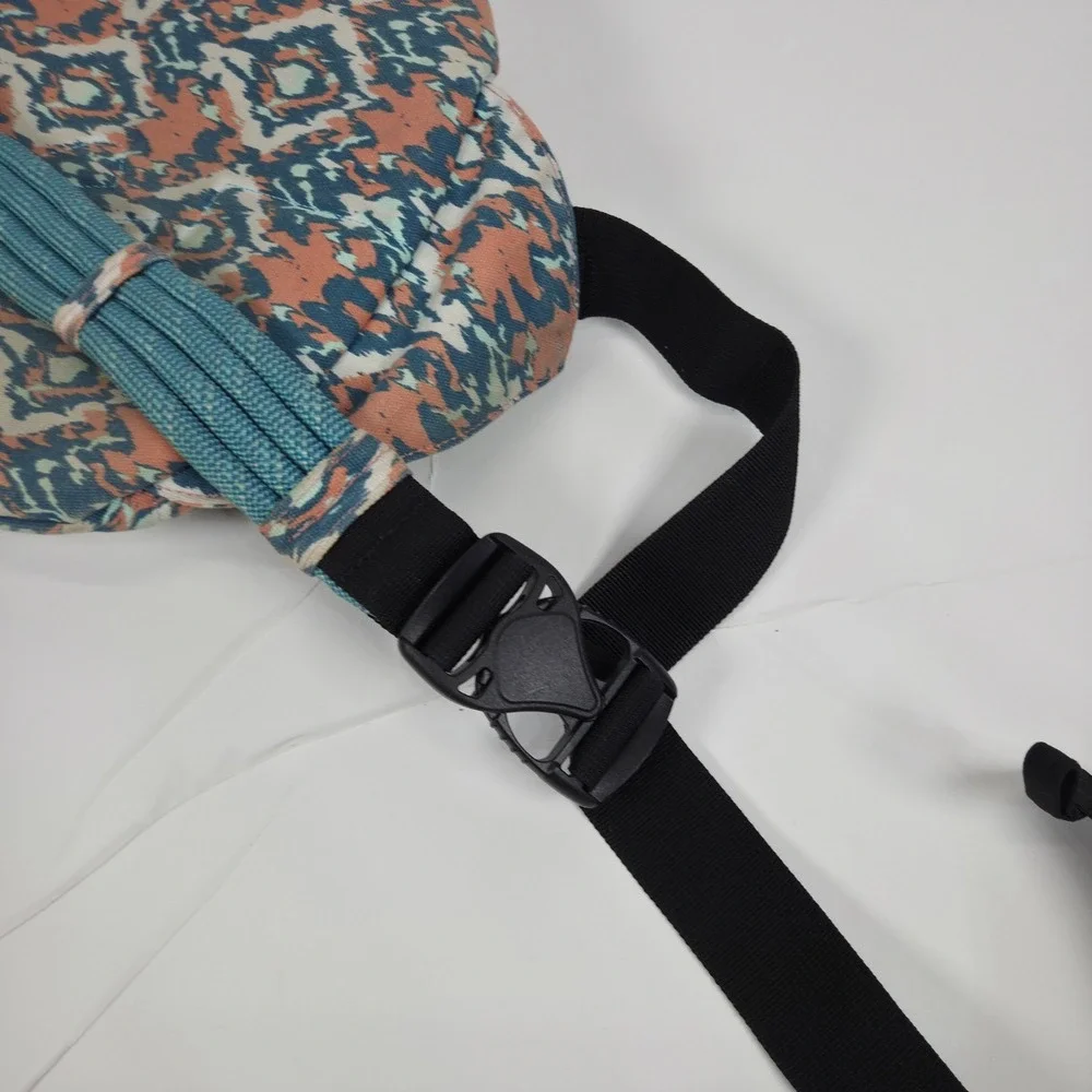 KAVU Rope Bag Sling Pack with Adjustable Rope Shoulder Strap - Beach Paint